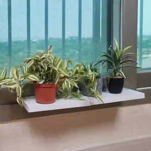 DAMDA 다용도 폭조절 창틀 선반 창문 베란다 무타공 화분걸이