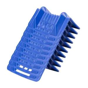 마이티 제품(10팩) 4인치 x 10인치 블루 코너 프로텍터 V자형 플랫베드 가장자리 보호대 휴대용 케이스 -