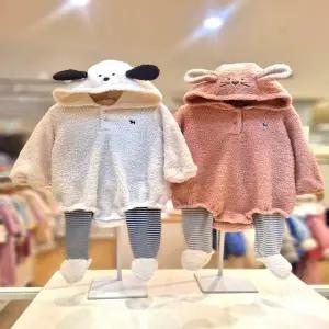 블루독베이비1 (45C706760203) CR PK)도기 바니큐티 바디슈트 2종 택(레깅스세트)