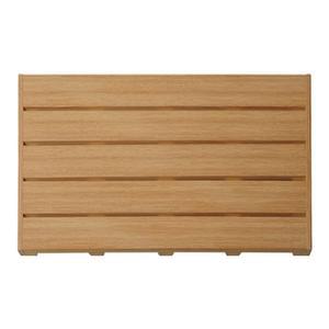 욕실 오크 우드 발판 중형 발매트 화장실 얇은나무판