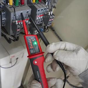 UNI-T 전압 검출기 디지털 3 상 시퀀스 연속성 멀티 미터 프로브