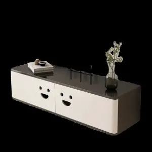 벽걸이 tv 선정리 정리함 무타공 선반걸이 원목화이트문 가리개