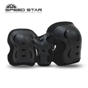 스피드스타 성인 인라인 자전거 전동킥 보호대 세트 보드