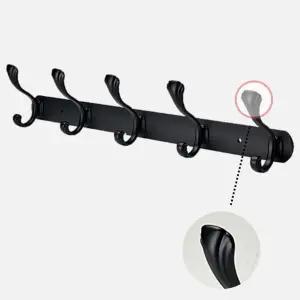 블랙 스텐레스 다용도 벽걸이후크 디자인후크 디자인후크