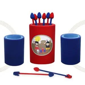 어린이 민속 전통 문화 체험 투호 민속 놀이 세트 판뒤집기 전통놀이