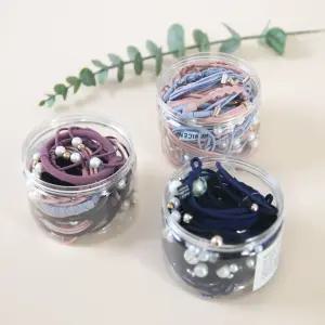 머리끈 35종 세트 헤어밴드 헤어끈 머리고무줄 방울 머리끈 헤어밴드