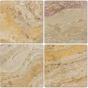 발렌시아 트래버틴 6 X 필드 타일 전복됨 (LOT 50 SQ. FT)