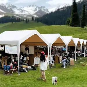 주차장 캐노피 텐트방수 차량용 몽골텐트 차고지 장박