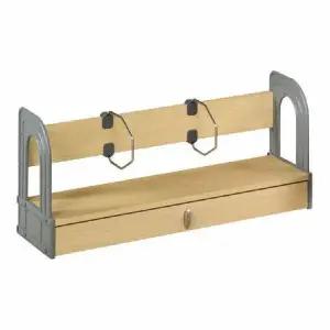 [하프클럽/]원목 책꽂이 수납대 고급 분리형 책장 나무 디자인 책 정리대