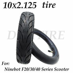 타이어 나인봇 F20 25 30/40 시리즈용 전기 스쿠터 앞바퀴 및 뒷바퀴 내부 외부 10x2 125
