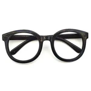 안경태 알없는 큰안경테 가벼운뿔테 검정 패션안경 동그란안경테 패션뿔테