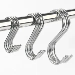 S자고리 410스테인레스 후크 캠핑고리 소형 중형 대형 S자고리 에스자고리