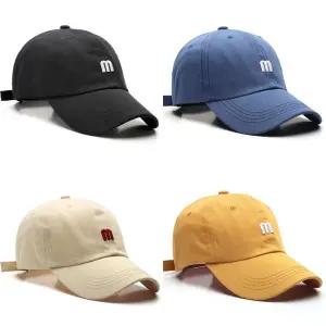 M 로고 컬러 볼캡 남성모자 여성모자 야구모자 챙모자 모자 야구모자