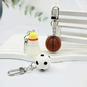 가방꾸미기 축구공 스포즈 셔틀콕 열쇠 D 재료 (WFJSPMB)