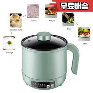 1.7L 다기능 전기 요리 싱글/더블 레이어 냄비 미니 지능형 밥솥 스틱 팬