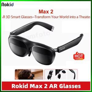 도니식 Rokid Max 2 AR 3D 스마트 안경 300인치 공간 멀티 스크린 1920X1200 50 ° FoV 홈 게임 실시간 전