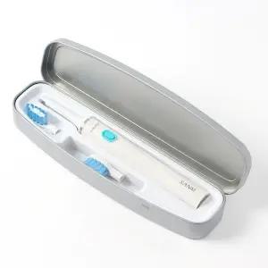 강력 진동 음파 전동칫솔 건전지식 휴대용 W형 칫솔모