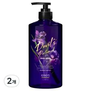 케라시스 데빌스 클렌징케어 사계절 퍼퓸 바디워시 미드나잇 판타지 1L 2개