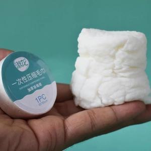 라포식 10PCS 세트 압축 수건 여행 빠른 건조 일회용 호텔 빨 수 천 냅킨 야외