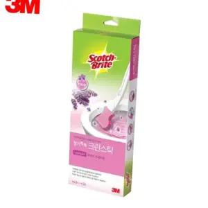 수세미 bns 향기톡톡 크린스틱 변기솔 라벤더향 핸들1+리필2 화장실/욕실/청소/수세미/세정 3M