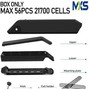 56PCS 21700 셀 36V 48V 52V 측면 오픈 릴리스 전기 자전거 배터리 케이스 홀더포함 Ebike 상자