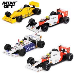 미니 GT 1:64 아이르톤 세나 모나코 그랑프리 일본 우승자 합금 자동차 모델 선물 장난감