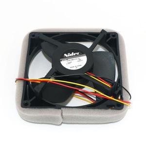 리뉴얼 U12E12MS1CA3-52A66 냉장고 팬 모터 DC12V 0.15A 부품 유지 보수 Nidec A66