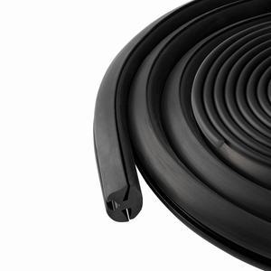 EPDM 밀집 고무 창문 잠금 개스킷 풍화 제거 창 씰 견인 부품 동작 인라인 1/5인치 유리 및 1/10인치 패널 가장자리 길이 10피트 에 맞습니다