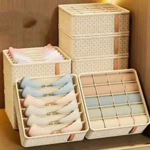 칸칸이 접이식 속옷정리함 다용도 양말 옷장 정리함 정리함 서랍정리함