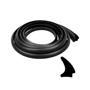 RV 윈도우 씰 웨더 스트리핑 1/2인치 x 1/4인치 소음 감소 고무 스트립 트림 유리 가장자리 잠금 개스킷 자동차 보트 캠핑카 40피트