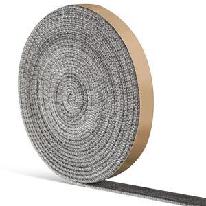 푸시글로스 셀프 접착 스토브 창문 유리 개스킷 테이프 1 폭 300 길이 섬유 플랫 도어 스틱 및 벽난로