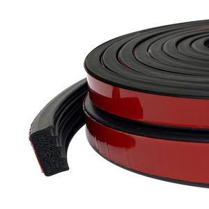 테이프 32.8피트 RV 보트 자동차 트럭 해상 차고 문/창문 및 가정용 자동 접착 EPDM 고무 씰 스트립이 있는 아로일더 리브 폼 풍화 스트리핑 블랙