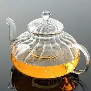 호박 스파우트 내열유리 차포트 티포트 800ml 주전자 유리포트 차주전자