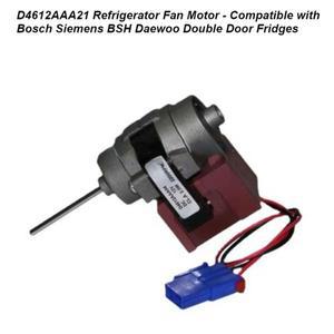 D4612AAA21 냉장고 팬 모터 - Bosch Siemens BSH Daewoo 양문형 호환 가능
