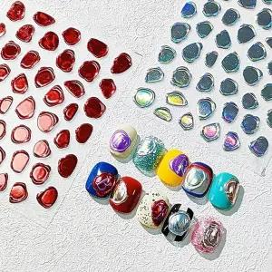 고품질 네일아트 입체스티커 엠보스티커 엠보네일스티커 씰링네일 (WFK9D3N)