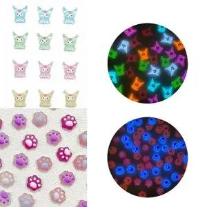고품질 야광파츠 야광네일 네일아트 고양이파츠 케릭터+ (WFK9D1K)