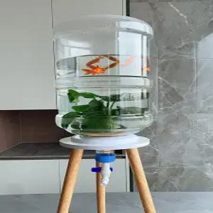 정수기 어항 물통 생수통 스탠드 환수 밸브 배수 간편