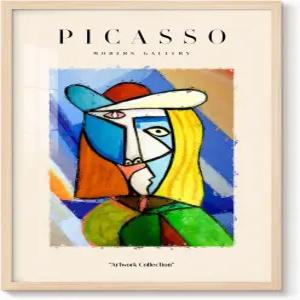 파블로 피카소 월 아트 추상 인물 포스터 초상화 캔버스 유화 큐비즘 아트를 거실 침실 욕실 홈 오피스