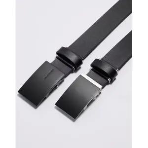 갤러리아 JUBE6E262 질스튜어트 [남성BEST] 블랙 버클장식 소가죽 자동벨트