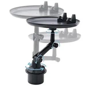 차량용 각도조절 다기능 트레이 스탠드 컵홀더 (WFKAB6A)