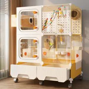 새장 앵무새 특수 새 대형 방수 생활 이동식 사육장