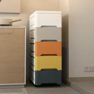 18cm 틈새 수납장 다용도 사이드 캐비닛 좁은 서랍장 플라스틱