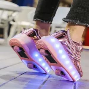 롤러 운동화 바퀴 야외 키즈 스포츠 선물 힐리스 플라잉