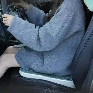 두툼한 자동차 키높이 방석 여름용 두꺼운 눈 카시트 단신 의자 운전석 높