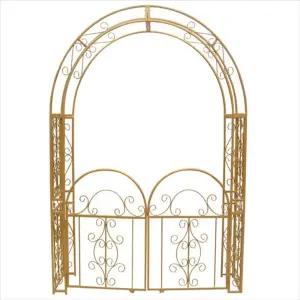 야외 정원 철제 펜스 화단 게이트 장미 야외정원 넝쿨 마당