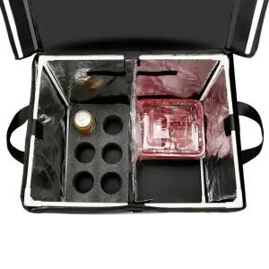 버거 용품 상자 오토바이 보조 대행 라이더 햄버거 배달 가방