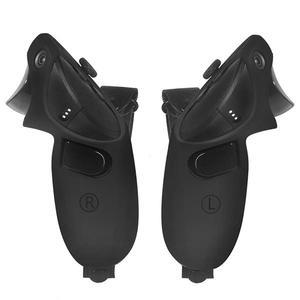 Quest Pro VR 터치 컨트롤러 그립 커버 안티 스로 핸들 보호 슬리브(조절 가능한 스트랩 및 엄지 캡 포함)