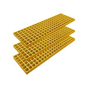 Natotela 3개 31.5x10.6인치 유리 배수 격자, 동쪽에서 절단하는 몰드 고강도 야외 트렌치 커버, 내식성 FRP 미끄럼 방지 산업 계단 계단식 사다리, 지붕 트레드