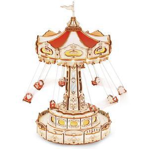 스윙라이드 DIY 우드퍼즐 회전그네 조명 EA02 놀이동산