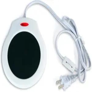 홈앤오피스 데스크톱 전기 머그컵 워머-커피 /차 /코코아 /수프향 양초 선물 겨울용 1pcs (화이트와 블랙